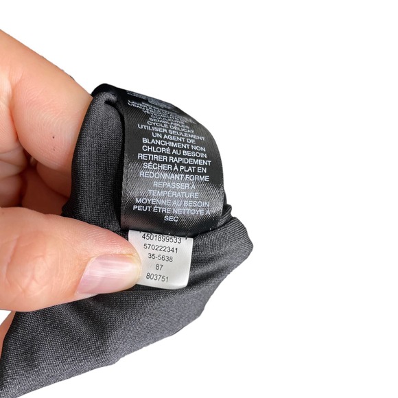 White House Black Market Women's Dress Veridian Sexy Black Lace Veiling Velvet 6 - Picture 11 of 11